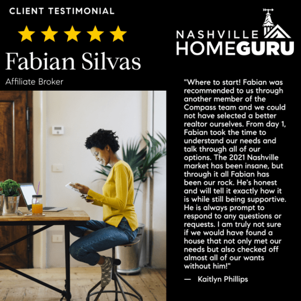 Fabian 5 Star Review Nashville Home Guru